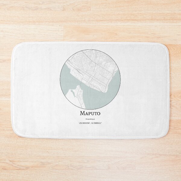 Item preview, Topography of Maputo designed and sold by JohnnysHeath.