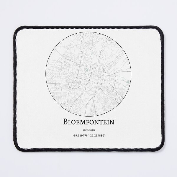 Item preview, Topography of Bloemfontein designed and sold by JohnnysHeath.