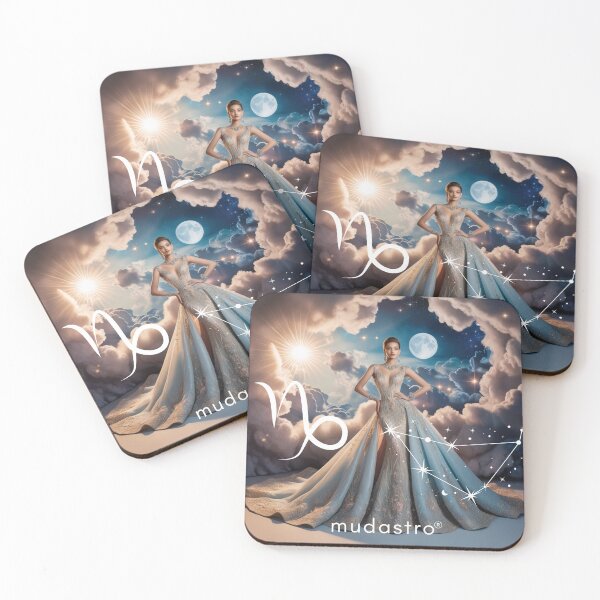 Item preview, Amazing High Fashion Capricorn Zodiac Art designed and sold by Mudastro Astrology.