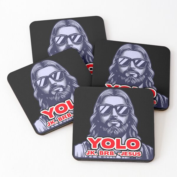 Item preview, YOLO JK BRB Jesus designed and sold by plushism.
