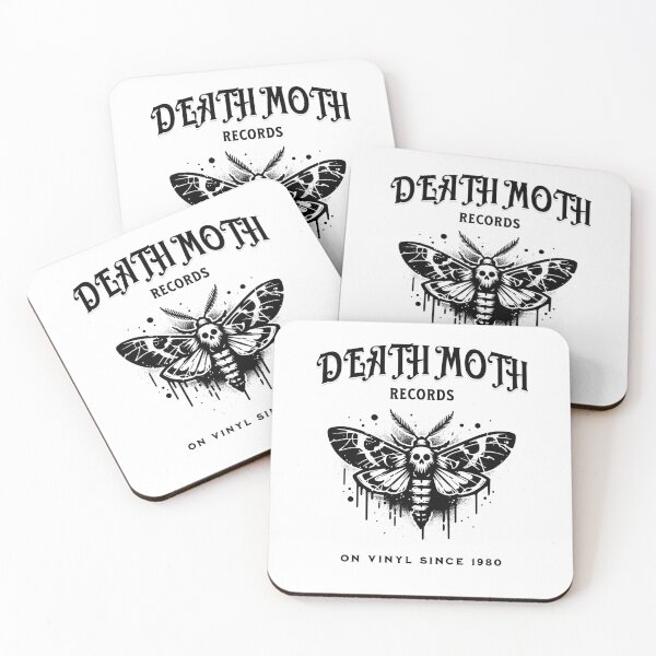 Item preview, Death moth Records Vinyl since 1980 designed and sold by Bigsy-Art.