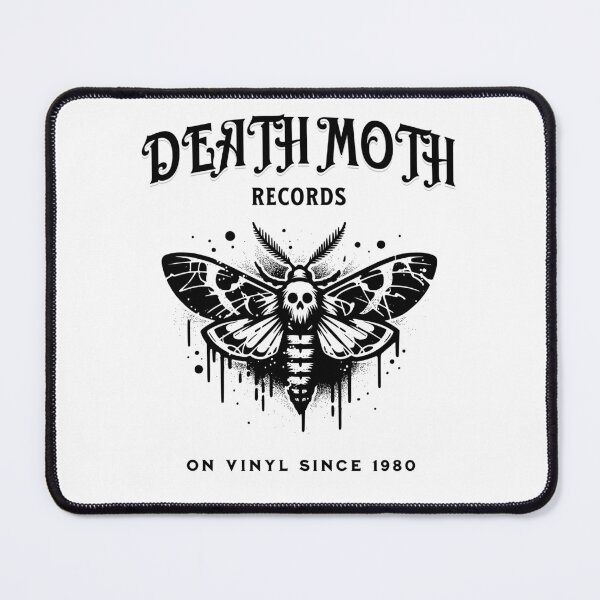 Item preview, Death moth Records Vinyl since 1980 designed and sold by Bigsy-Art.