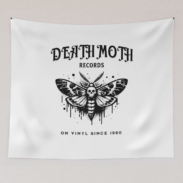 Item preview, Death moth Records Vinyl since 1980 designed and sold by Bigsy-Art.