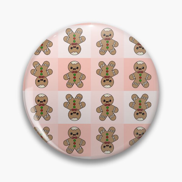 Item preview, Kawaii Gingerbread Man Pattern designed and sold by sasyall.