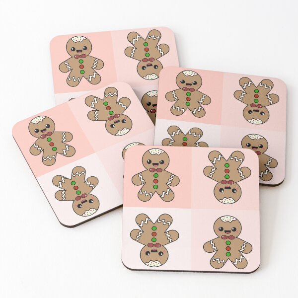 Item preview, Kawaii Gingerbread Man Pattern designed and sold by sasyall.