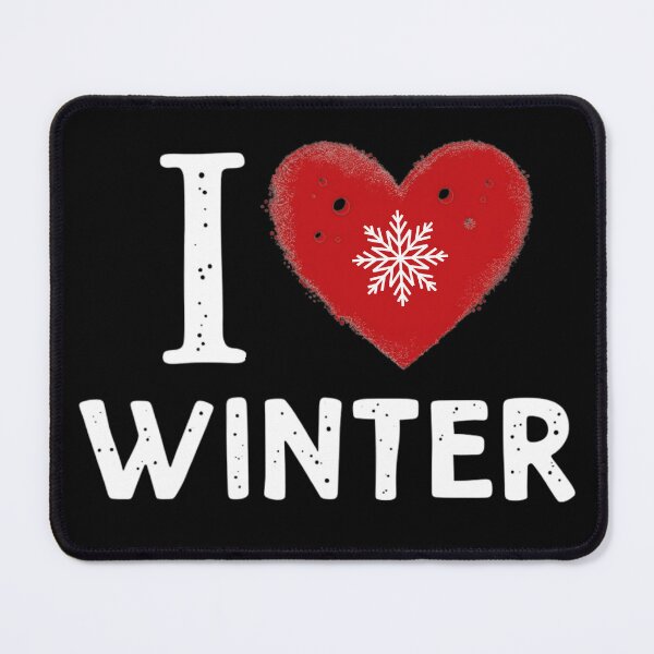 Item preview, I love winter - Snowflake - Heart designed and sold by OMG Outfits .