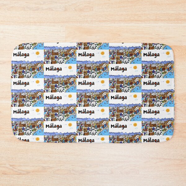 Item preview, Malaga, Spain designed and sold by Traveldrawings.
