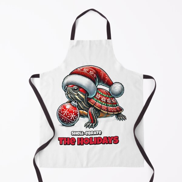 Item preview, Shell-ebrate the Holidays – Festive Turtle Christmas Design designed and sold by HopeLoom.