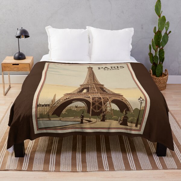 Item preview, A Vintage Travel Illustration of Paris - France designed and sold by GoodOldVintage.