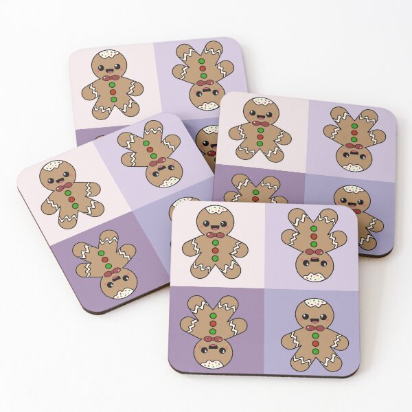 Item preview, Kawaii Gingerbread Man Pattern designed and sold by sasyall.