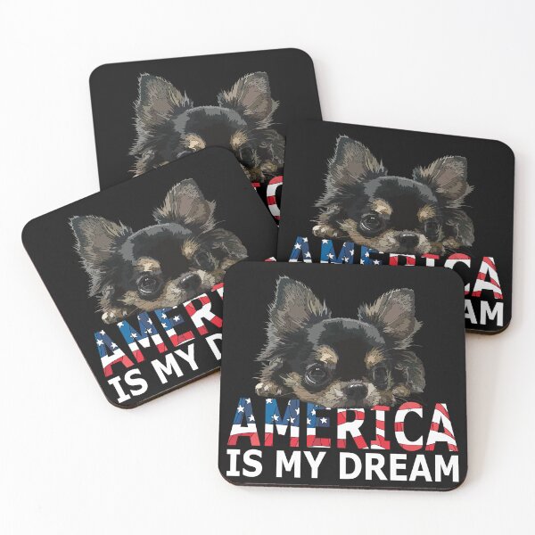 Item preview, America Is My Dream Chihuahua Dog Lover designed and sold by Just-Arts-4U.