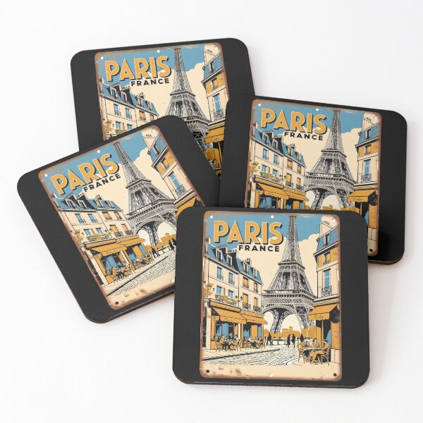 Item preview, A Vintage Travel Illustration of Paris - France designed and sold by GoodOldVintage.