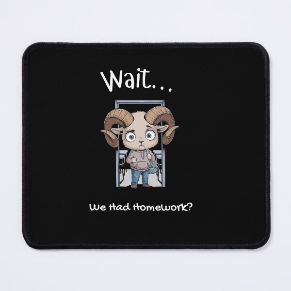 Item preview, Confused Ram Standing in a Doorway - Lost in Thought Humor designed and sold by HexaDaisy.
