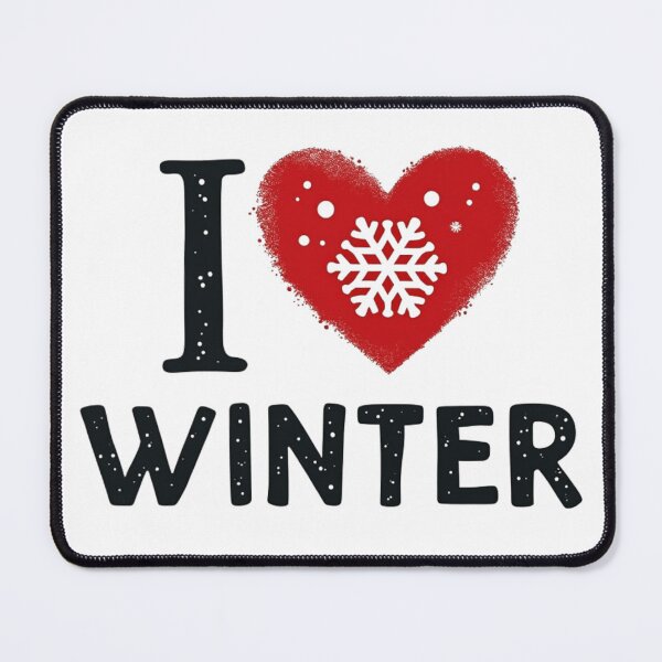 Item preview, I love winter - Snowflake - Heart designed and sold by OMG Outfits .