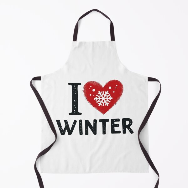 Item preview, I love winter - Snowflake - Heart designed and sold by OMG Outfits .