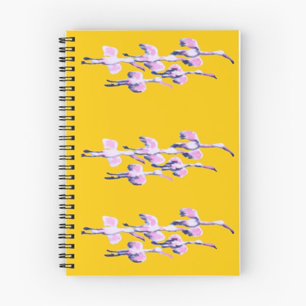 Item preview, Cute Flying Pink Flamingos designed and sold by annenambiro.