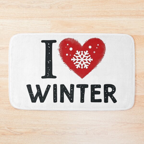 Item preview, I love winter - Snowflake - Heart designed and sold by OMG Outfits .