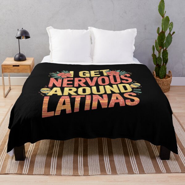 Item preview, I Get Nervous Around Latinas - A funny gift for anyone who loves Latinas and has a sense of humor! designed and sold by ZyziowskyArt.