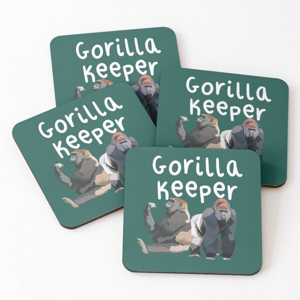 Item preview, G is for Gorilla Keeper,Gorilla Keeper Gift – Zoo Staff Apparel & Wildlife Carer Design for Primate Lovers designed and sold by PrettylittlepastelUk.