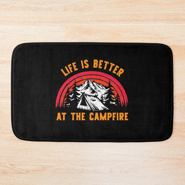 Item preview, Life is better at the campfire , camping tent t shirt vintage retro design designed and sold by spaceopy.