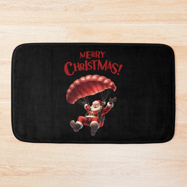 Item preview, Merry Christmas Skydiving Santa 2 designed and sold by Designed-By-KC.