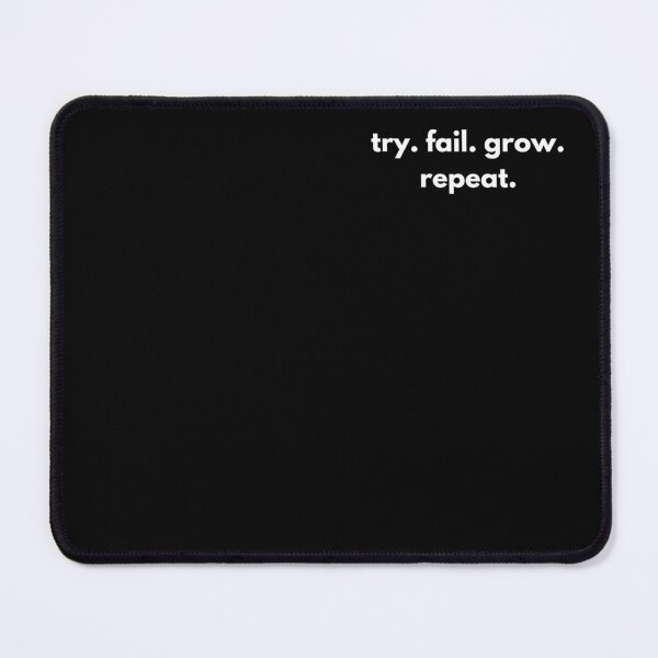 Item preview, try. fail. grow. repeat. designed and sold by GritandGrow.