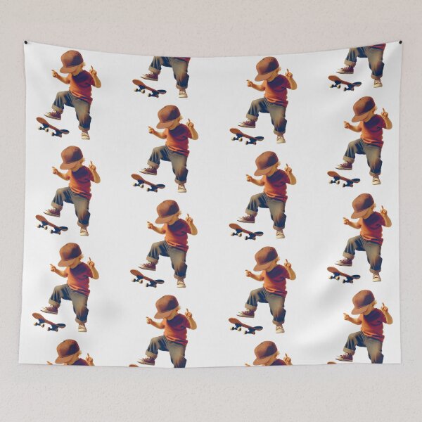 Item preview, Skater Kid in Action Art designed and sold by PixelMuse2024.
