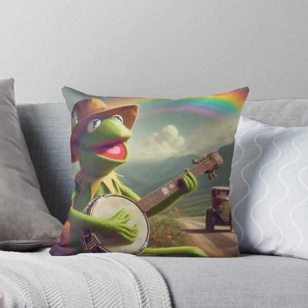 Item preview, Unveiling the Magic: Explore the Kermit Rainbow Connection and Its Endearing Story" designed and sold by Obinne.