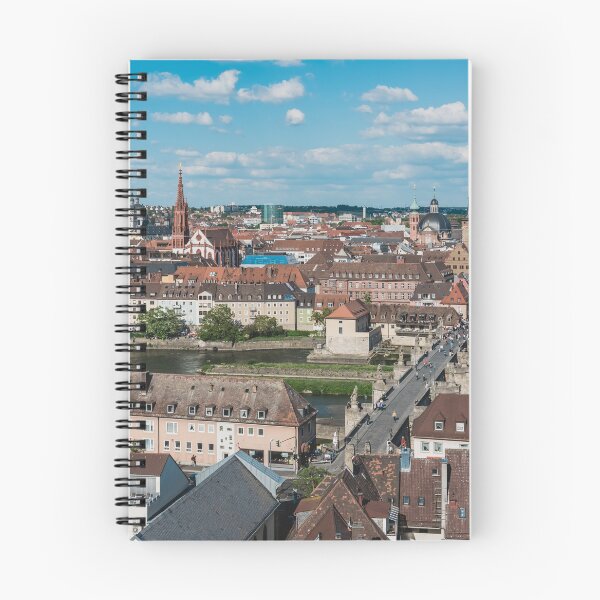 Item preview, Aerial view of the historic city of Wurzburg designed and sold by dvoevnore.