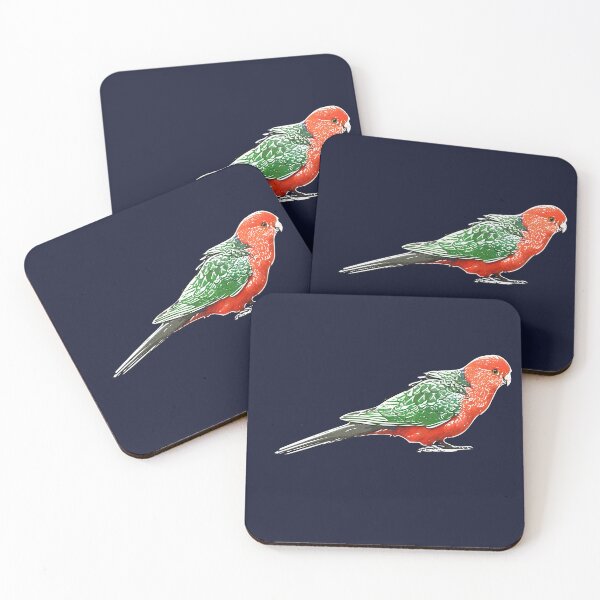 Item preview, Australian King-Parrot White Alternate Design  designed and sold by designsasstultd.