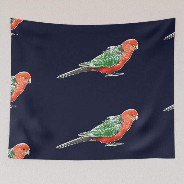 Item preview, Australian King-Parrot White Alternate Design  designed and sold by designsasstultd.