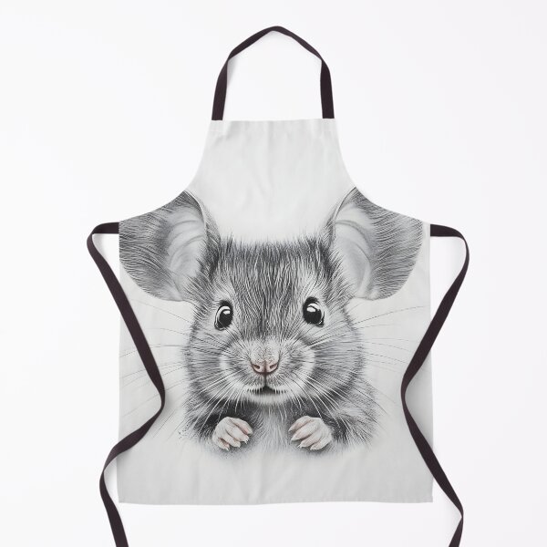 Item preview, Black and White Mouse Pencil Drawing designed and sold by Pencil-Art.