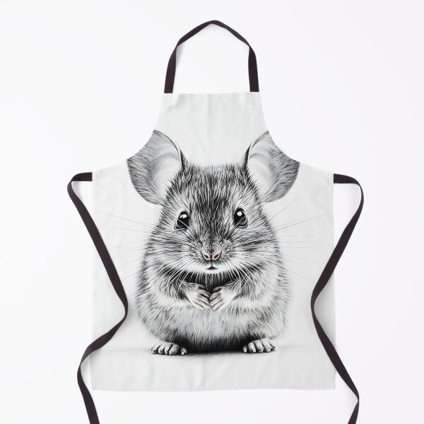 Item preview, Black and White Mouse Pencil Drawing designed and sold by Pencil-Art.