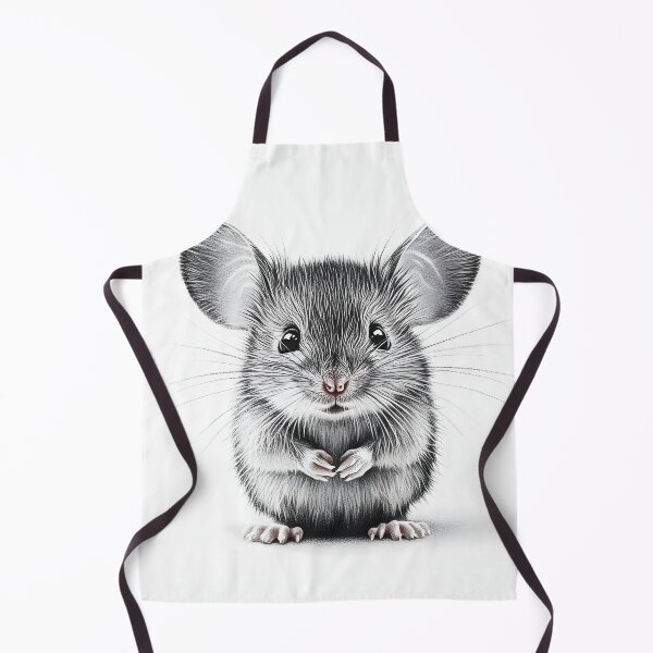 Item preview, Black and White Mouse Pencil Drawing designed and sold by Pencil-Art.