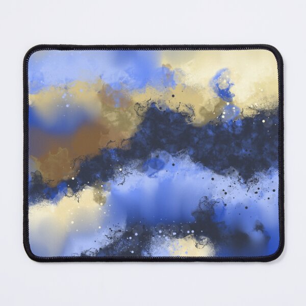 Item preview, Mr. Blue Sky - Blue Yellow Brown Abstract designed and sold by Joey Santiago.