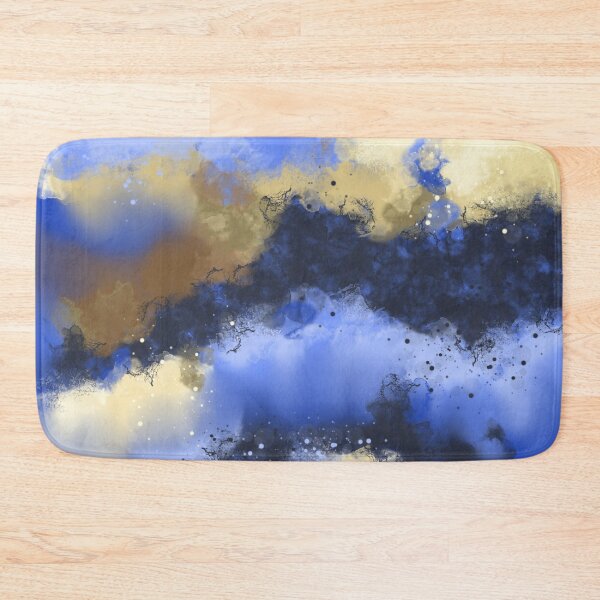 Item preview, Mr. Blue Sky - Blue Yellow Brown Abstract designed and sold by Joey Santiago.