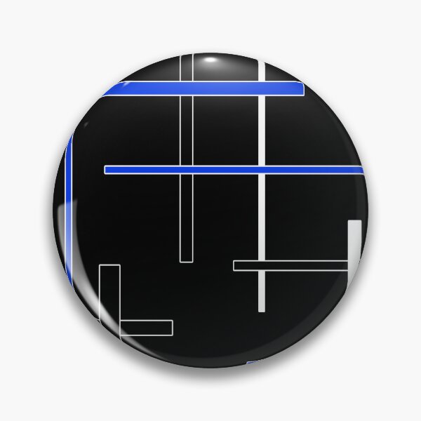 Item preview, Abstract geometric pattern - blue. designed and sold by K.S ART.