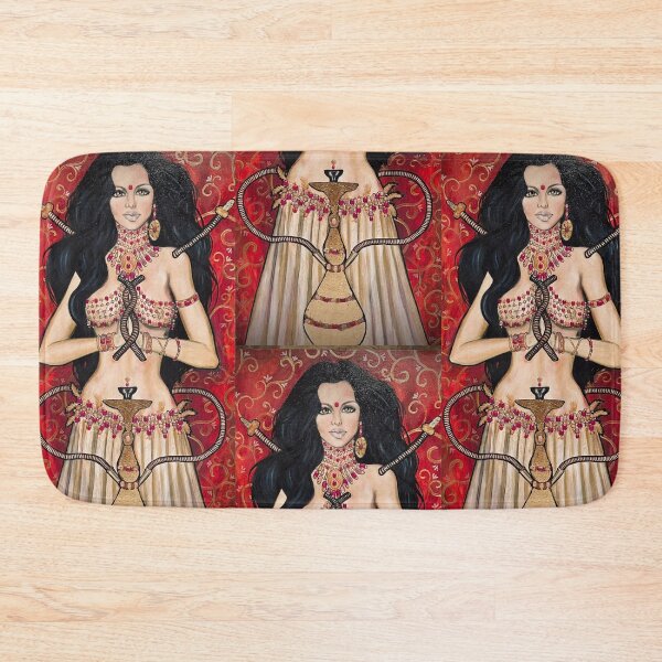Item preview, Belly dancer shisha surrealist art designed and sold by La Loca.