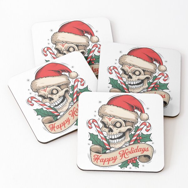 Item preview, ?? Santa Skull Holiday Tee – Vintage Tattoo Vibes ?❄️ designed and sold by Brian Hibbs.