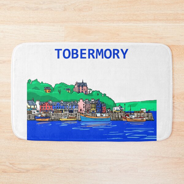 Item preview, Tobermory, Isle of Mull, Scotland designed and sold by Traveldrawings.