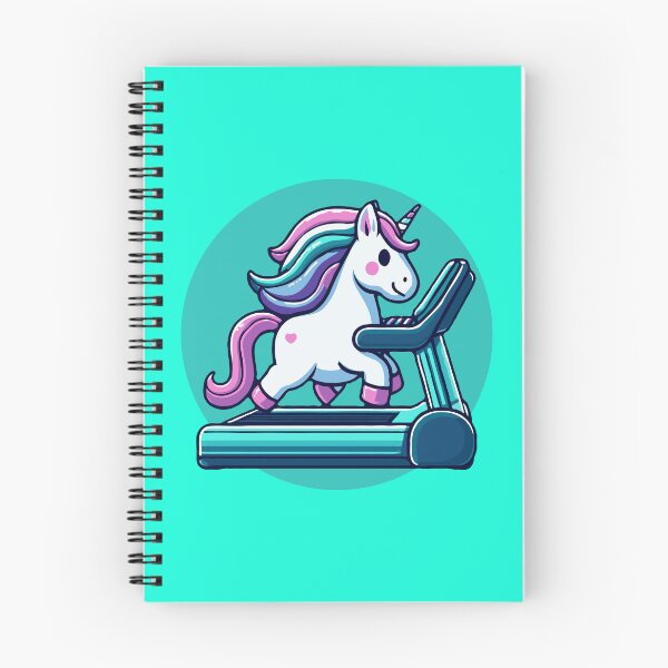 Item preview, Unicorn Gym | Unicorn On A Running Machine designed and sold by McThingummy.