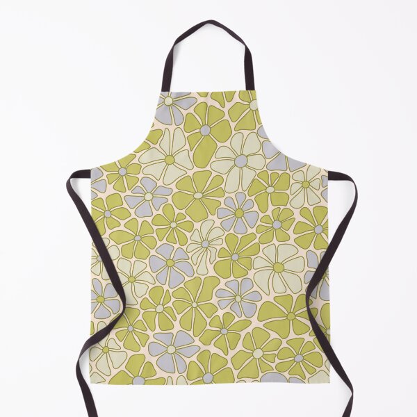 Item preview, Olive and Lavender Retro Floral Design designed and sold by Elisabeth Coelfen.