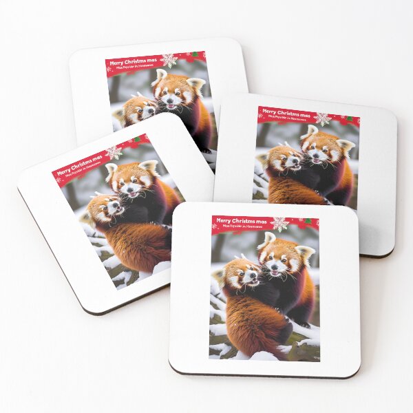 Item preview, Red panda Merry Christmas memes  designed and sold by ShopTwentyFour.