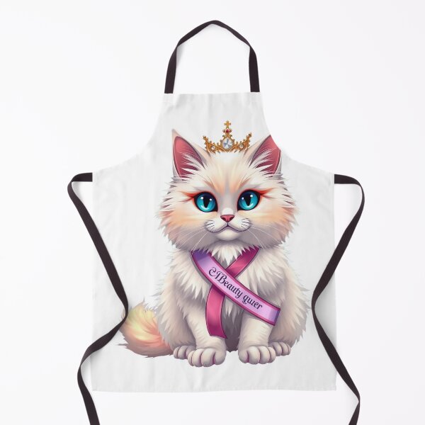 Item preview, Beauty Queen Cat designed and sold by GlamourCutieAI.