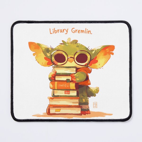 Item preview, Library Gremlin designed and sold by Nowshin Tasnim.