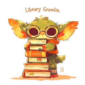 Artwork thumbnail, Library Gremlin by Quirkyaesthetics