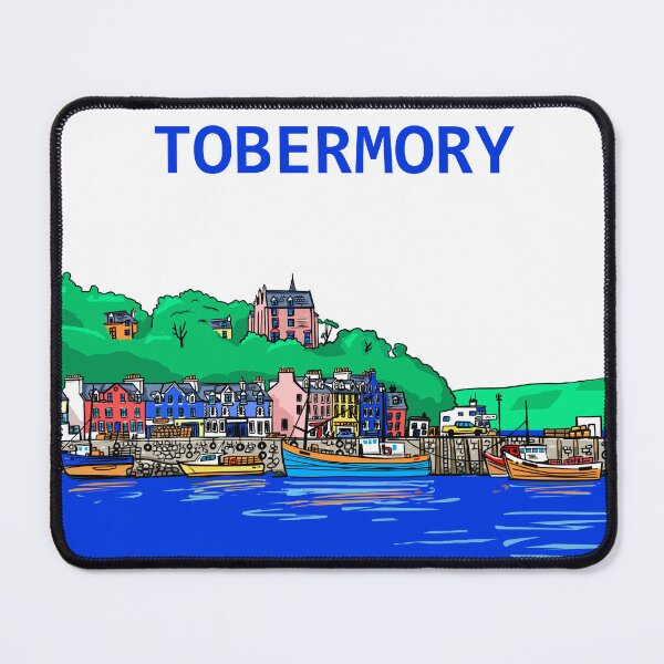 Item preview, Tobermory, Isle of Mull, Scotland designed and sold by Traveldrawings.