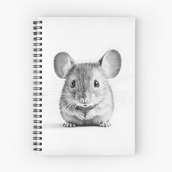 Item preview, Black and White Mouse Pencil Drawing designed and sold by Pencil-Art.