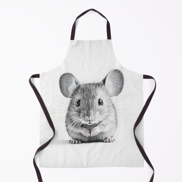 Item preview, Black and White Mouse Pencil Drawing designed and sold by Pencil-Art.