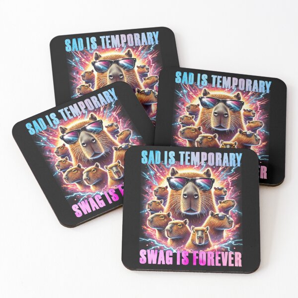 Item preview, Sad is Temporary Swag is Forever  designed and sold by hautehub.
